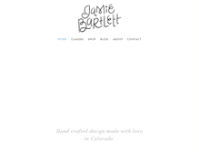 Tablet Screenshot of jamiebartlettdesign.com